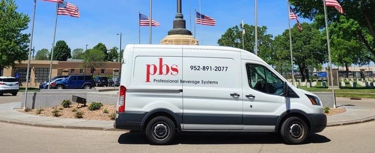 Professional Beverage Systems service van